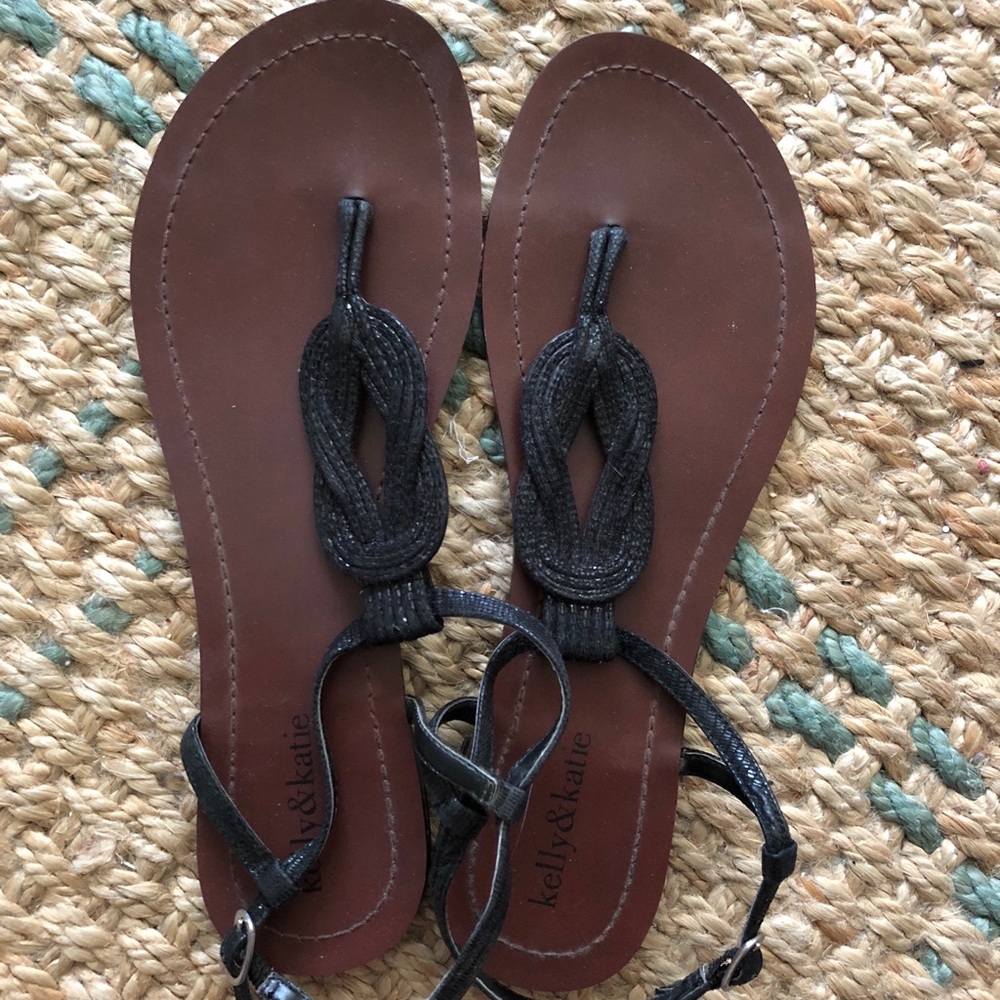 Cute Black Sandals